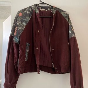 Vintage looking bomber jacket- purchased on nuuly